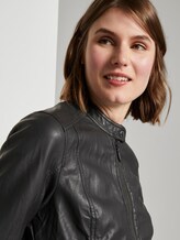 Bikerjacke aus Lederimitat - Frauen - Deep Black Bikerjacke aus Lederimitat - Frauen - Deep Black - 9 - TOM TAILOR
