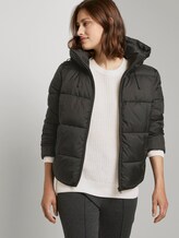 Short puffer jacket with a hood - Women - Deep Black Short puffer jacket with a hood - Women - Deep Black - 5 - TOM TAILOR Denim
