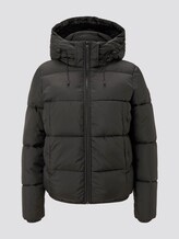 Short puffer jacket with a hood - Women - Deep Black Short puffer jacket with a hood - Women - Deep Black - 7 - TOM TAILOR Denim