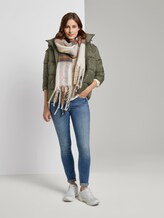 Kurze Pufferjacke mit Kapuze - Frauen - deep olive green Kurze Pufferjacke mit Kapuze - Frauen - deep olive green - 3 - TOM TAILOR Denim
