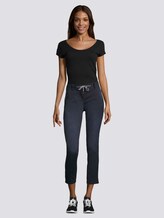 Tapered Relaxed Hose mit Tunnelzug - Frauen - Sky Captain Blue Tapered Relaxed Hose mit Tunnelzug - Frauen - Sky Captain Blue - 3 - TOM TAILOR