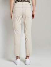 Tapered Relaxed Hose mit Tunnelzug - Frauen - dusty alabaster Tapered Relaxed Hose mit Tunnelzug - Frauen - dusty alabaster - 2 - TOM TAILOR