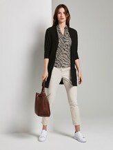 Tapered Relaxed Hose mit Tunnelzug - Frauen - dusty alabaster Tapered Relaxed Hose mit Tunnelzug - Frauen - dusty alabaster - 3 - TOM TAILOR