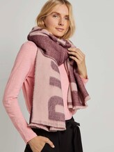Schal mit großem Schriftzug - Frauen - Gipsy Purple Schal mit großem Schriftzug - Frauen - Gipsy Purple - 5 - TOM TAILOR