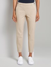 Mia Slim Hose aus Jersey - Frauen - cloud grey melange Mia Slim Hose aus Jersey - Frauen - cloud grey melange - 1 - TOM TAILOR