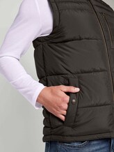 Steppweste mit Stehkragen - Männer - Shadow Olive Steppweste mit Stehkragen - Männer - Shadow Olive - 10 - TOM TAILOR