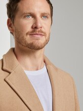 Klassischer Wollmantel - Männer - beige wool structure Klassischer Wollmantel - Männer - beige wool structure - 9 - TOM TAILOR
