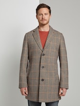 Klassischer Wollmantel - Männer - beige multi houndstooth Klassischer Wollmantel - Männer - beige multi houndstooth - 1 - TOM TAILOR