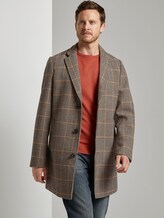 Klassischer Wollmantel - Männer - beige multi houndstooth Klassischer Wollmantel - Männer - beige multi houndstooth - 5 - TOM TAILOR