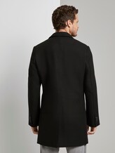 Classic wool coat - Men - Black Classic wool coat - Men - Black - 2 - TOM TAILOR