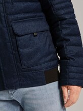 Gesteppte Blousonjacke - Männer - Blue Brushed Herringbone Gesteppte Blousonjacke - Männer - Blue Brushed Herringbone - 10 - TOM TAILOR