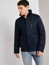 Gesteppte Blousonjacke - Männer - Blue Brushed Herringbone Gesteppte Blousonjacke - Männer - Blue Brushed Herringbone - 5 - TOM TAILOR