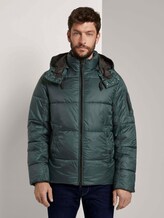 Pufferjacke mit Kapuze - Männer - Dark Gable Green Pufferjacke mit Kapuze - Männer - Dark Gable Green - 1 - TOM TAILOR