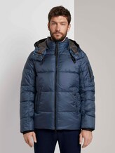 Pufferjacke mit Kapuze - Männer - Dark Denim Blue Pufferjacke mit Kapuze - Männer - Dark Denim Blue - 1 - TOM TAILOR