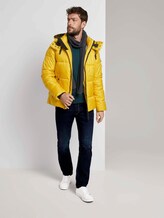 Pufferjacke mit Kapuze - Männer - Californian Yellow Pufferjacke mit Kapuze - Männer - Californian Yellow - 3 - TOM TAILOR