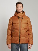 Pufferjacke mit Kapuze - Männer - Spicy Pumpkin Orange Pufferjacke mit Kapuze - Männer - Spicy Pumpkin Orange - 1 - TOM TAILOR