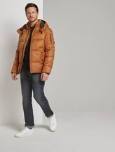 Pufferjacke mit Kapuze - Männer - Spicy Pumpkin Orange Pufferjacke mit Kapuze - Männer - Spicy Pumpkin Orange - 3 - TOM TAILOR