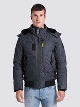 Jas met rits detail - Mannen - grey twill structure Jas met rits detail - Mannen - grey twill structure - 1 - TOM TAILOR