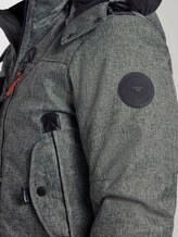 Blousonjacke mit Reißverschlussdetails - Männer - grey wool structure Blousonjacke mit Reißverschlussdetails - Männer - grey wool structure - 9 - TOM TAILOR