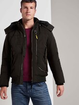 Blousonjacke mit Reißverschlussdetails - Männer - Black Blousonjacke mit Reißverschlussdetails - Männer - Black - 5 - TOM TAILOR