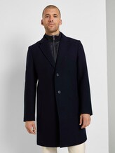 Wollmantel mit abnehmbarem Krageneinsatz - Männer - Sky Captain Blue Wollmantel mit abnehmbarem Krageneinsatz - Männer - Sky Captain Blue - 1 - TOM TAILOR