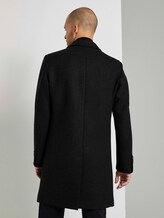 Wollmantel mit abnehmbarem Krageneinsatz - Männer - Dark Grey Wool Jacket Wollmantel mit abnehmbarem Krageneinsatz - Männer - Dark Grey Wool Jacket - 2 - TOM TAILOR