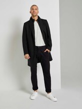 Wollmantel mit abnehmbarem Krageneinsatz - Männer - Dark Grey Wool Jacket Wollmantel mit abnehmbarem Krageneinsatz - Männer - Dark Grey Wool Jacket - 3 - TOM TAILOR