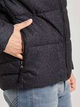 Puffer jas met hoodie - Mannen - black minimal design Puffer jas met hoodie - Mannen - black minimal design - 10 - TOM TAILOR
