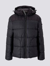 Puffer jas met hoodie - Mannen - black minimal design Puffer jas met hoodie - Mannen - black minimal design - 7 - TOM TAILOR