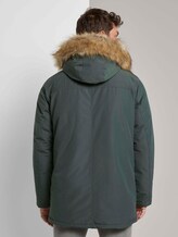 Lange Winterjacke mit Fellkragen - Männer - Dark Gable Green Lange Winterjacke mit Fellkragen - Männer - Dark Gable Green - 2 - TOM TAILOR