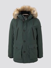 Lange Winterjacke mit Fellkragen - Männer - Dark Gable Green Lange Winterjacke mit Fellkragen - Männer - Dark Gable Green - 7 - TOM TAILOR