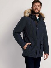 Lange Winterjacke mit Fellkragen - Männer - Sky Captain Blue Lange Winterjacke mit Fellkragen - Männer - Sky Captain Blue - 5 - TOM TAILOR