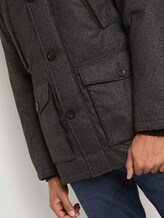 Lange Winterjacke mit Fellkragen - Männer - black minimal design Lange Winterjacke mit Fellkragen - Männer - black minimal design - 10 - TOM TAILOR