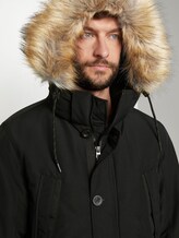 Lange Winterjacke mit Fellkragen - Männer - Black Lange Winterjacke mit Fellkragen - Männer - Black - 10 - TOM TAILOR