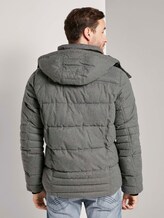 Pufferjacke mit Innenfutter - Männer - grey brushed wool optic Pufferjacke mit Innenfutter - Männer - grey brushed wool optic - 2 - TOM TAILOR