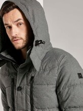 Pufferjacke mit Innenfutter - Männer - grey brushed wool optic Pufferjacke mit Innenfutter - Männer - grey brushed wool optic - 9 - TOM TAILOR