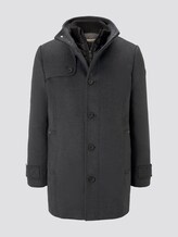 Wollmantel mit gesteppter Unterjacke - Männer - blue new twill structure Wollmantel mit gesteppter Unterjacke - Männer - blue new twill structure - 7 - TOM TAILOR
