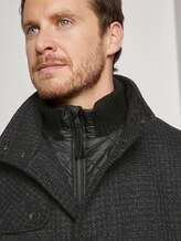 Wollmantel mit gesteppter Unterjacke - Männer - navy check Wollmantel mit gesteppter Unterjacke - Männer - navy check - 10 - TOM TAILOR