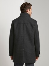 Wollmantel mit gesteppter Unterjacke - Männer - navy check Wollmantel mit gesteppter Unterjacke - Männer - navy check - 2 - TOM TAILOR
