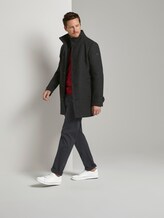 Wollmantel mit gesteppter Unterjacke - Männer - navy check Wollmantel mit gesteppter Unterjacke - Männer - navy check - 3 - TOM TAILOR