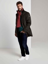Wollmantel mit gesteppter Unterjacke - Männer - Black Wollmantel mit gesteppter Unterjacke - Männer - Black - 3 - TOM TAILOR