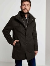 Wollmantel mit gesteppter Unterjacke - Männer - Black Wollmantel mit gesteppter Unterjacke - Männer - Black - 5 - TOM TAILOR