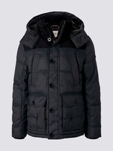 Gesteppte Winterjacke mit Kapuze - Männer - grey twill structure Gesteppte Winterjacke mit Kapuze - Männer - grey twill structure - 7 - TOM TAILOR