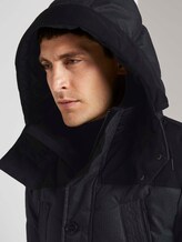 Gesteppte Winterjacke mit Kapuze - Männer - grey twill structure Gesteppte Winterjacke mit Kapuze - Männer - grey twill structure - 9 - TOM TAILOR