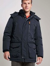 Winterparka mit Fellkapuze - Männer - Sky Captain Blue Winterparka mit Fellkapuze - Männer - Sky Captain Blue - 5 - TOM TAILOR