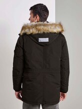 Winterparka mit Fellkapuze - Männer - Black Winterparka mit Fellkapuze - Männer - Black - 2 - TOM TAILOR