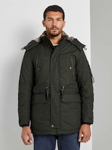 Winterparka mit Kordelzug - Männer - Shadow Olive Winterparka mit Kordelzug - Männer - Shadow Olive - 1 - TOM TAILOR