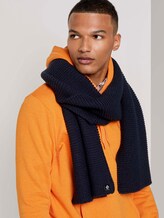 Schlichter Schal aus Strick - Männer - Sky Captain Blue Schlichter Schal aus Strick - Männer - Sky Captain Blue - 5 - TOM TAILOR Denim