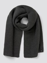 Schlichter Schal aus Strick - Männer - Anthracite Melange Schlichter Schal aus Strick - Männer - Anthracite Melange - 7 - TOM TAILOR Denim