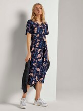 Wickelkleid mit Blumenmuster - Frauen - navy floral design Wickelkleid mit Blumenmuster - Frauen - navy floral design - 3 - TOM TAILOR